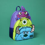 Monster’s, Inc. Sulley, Mike, & Randall Triple Pocket Mini Backpack LFlifestyle2 view 3